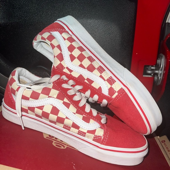 Red Checker Vans - Picture 4 of 4